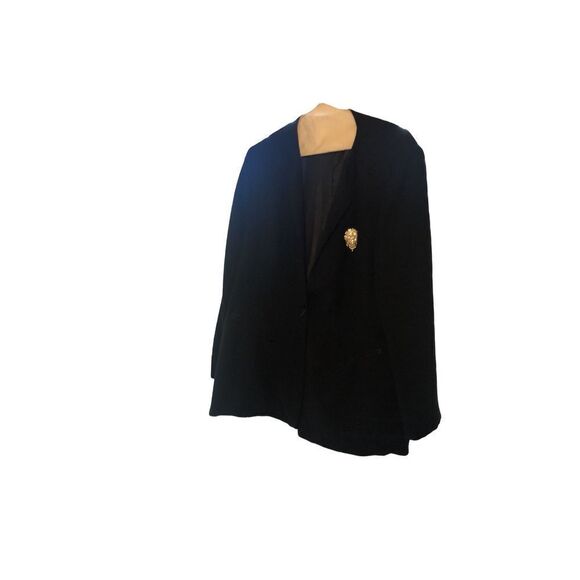 Night Studio Formal Black Jacket Size 20 - Picture 2 of 6